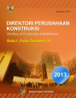 Directory of Construction Establishment 2013, Book I Sumatera Island (1)