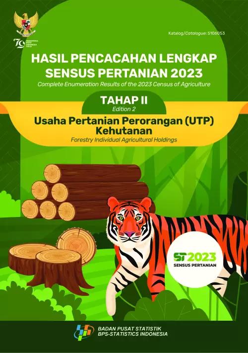 Hasil Pencacahan Lengkap Sensus Pertanian 2023 - Tahap II: Usaha Pertanian Perorangan (UTP) Kehutanan