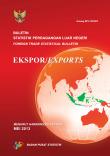 Foreign Trade Statistical Bulletin Exports by Harmonized System May 2013