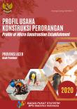 Profile of Micro Construction Establishment of Aceh Province, 2020