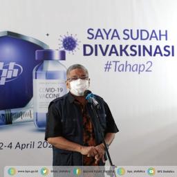 BPS Tuntaskan Vaksinasi Dua Tahap 