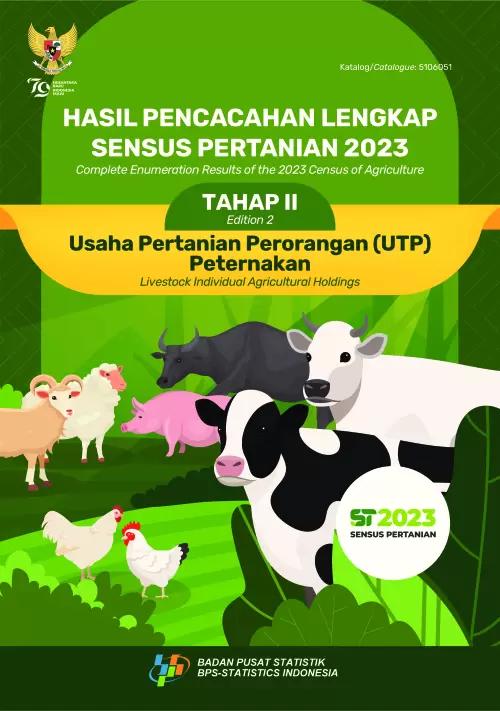 Hasil Pencacahan Lengkap Sensus Pertanian 2023 - Tahap II: Usaha Pertanian Perorangan (UTP) Peternakan