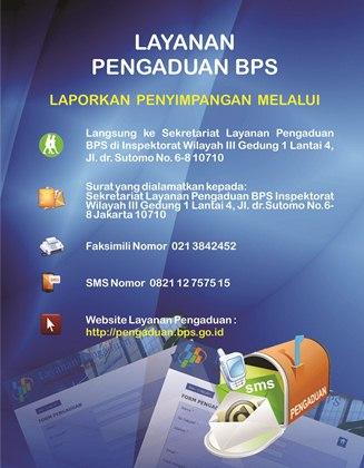 Layanan Pengaduan BPS Mewujudkan Penyelenggaraan Pemerintah yang Bersih