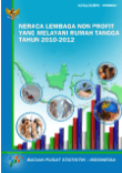 Neraca Lembaga Non Profit yang Melayani Rumah Tangga 2010-2012