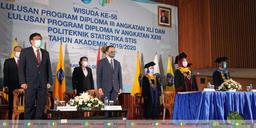 Long Distance Graduates Wisuda Polstat STIS 2020