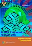 Statistik Pendapatan Februari 2016