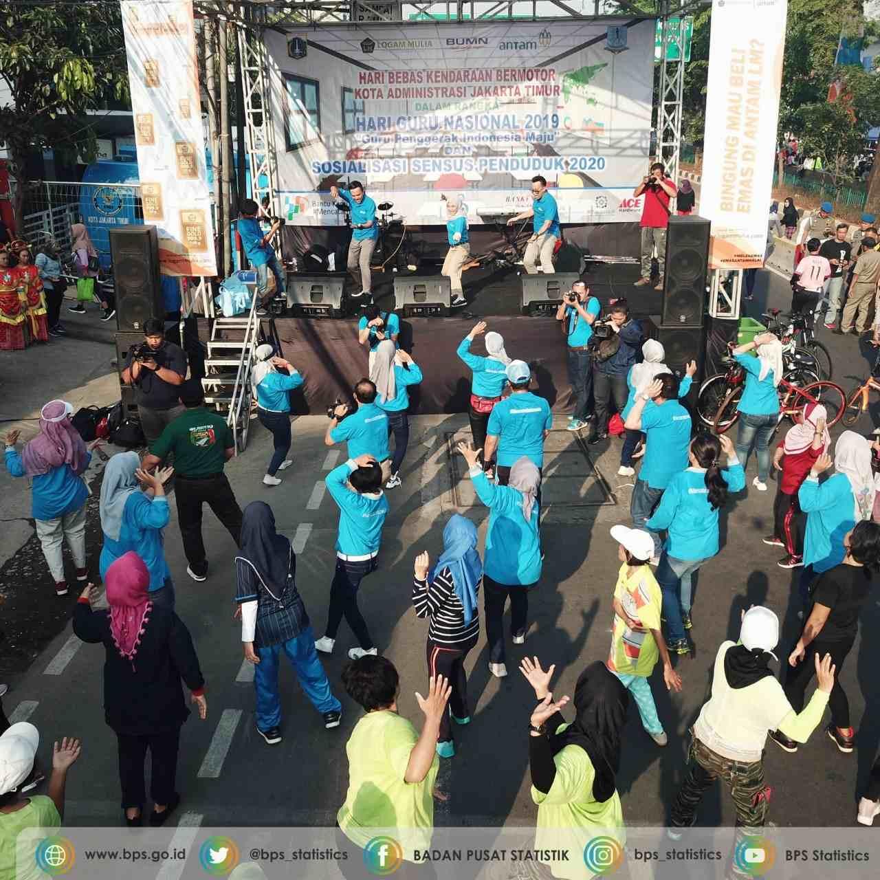 SP2020 socialization at Rawamangun Car Free Day