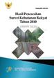 Hasil Pencacahan Survei Kehutanan Rakyat 2010