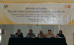 BPS mengadakan Seminar to Explain the Life Table Contruction Methods and Result