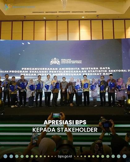 Apresiasi BPS Kepada Stakeholder