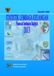 Statistics of Financial Institution 2013