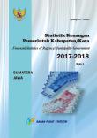 Financial Statistics of Regency/Municipality Government 2017-2018 Book 1 (Sumatera, Jawa)