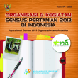 Agricultural Census 2013 Organization and Activities