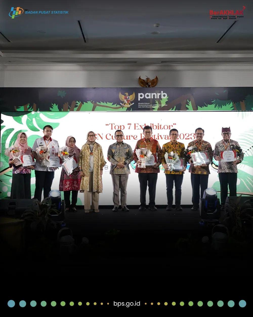 BPS Raih Top 7 Exhibitor ASN Culture Festival 2023