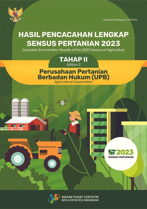 Complete Enumeration Results of the 2023 Census of Agriculture - Edition 2: Agricultural Corporation