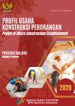 Profile of Micro Construction Establishment of Maluku Province, 2020