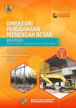 Directory of Medium and Large Construction Establishment The 2016 Economic Census (Book 1 : Jawa Island)