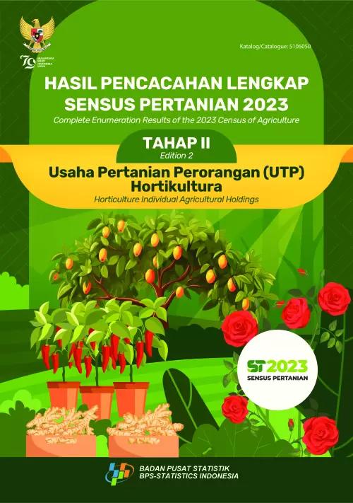 Hasil Pencacahan Lengkap Sensus Pertanian 2023 - Tahap II: Usaha Pertanian Perorangan (UTP) Hortikultura