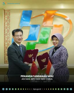 Penandatanganan MoU antara BPS dan NBS China