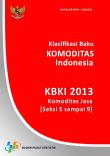 Klasifikasi Baku Komoditi Indonesia (KBKI) 2013 Komoditas Jasa (Seksi 5 sampai 9)