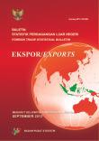 Buletin Statistik Perdagangan Luar Negeri Ekspor Menurut Kelompok Komoditi Dan Negara September 2013