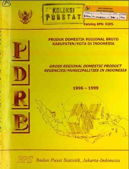 Gross Regional Domestic Product Regencies/Municipalities In Indonesia 1996-1999