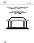 Neraca Pemerintahan Pusat Indonesia Triwulanan 2002-2008