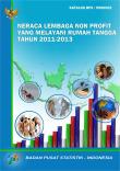 Neraca Lembaga Non Profit Yang Melayani Rumah Tangga 2011-2013