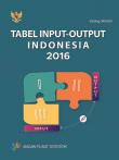 Tabel Input - Output Indonesia 2016