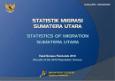 Statistik Migrasi Sumatera Utara Hasil SP 2010
