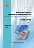 Statistik Keuangan Pemerintah Kabupaten/Kota  2015-2016 Buku 1 (Sumatera, Jawa)
