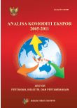 Analisa Komoditi Ekspor 2005-2011 Sektor Pertanian, Industri, Dan Pertambangan