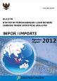 Buletin Statistik Perdagangan Luar Negeri Impor Agustus 2012