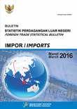 Buletin Statistik Perdagangan Luar Negeri Impor Maret 2016